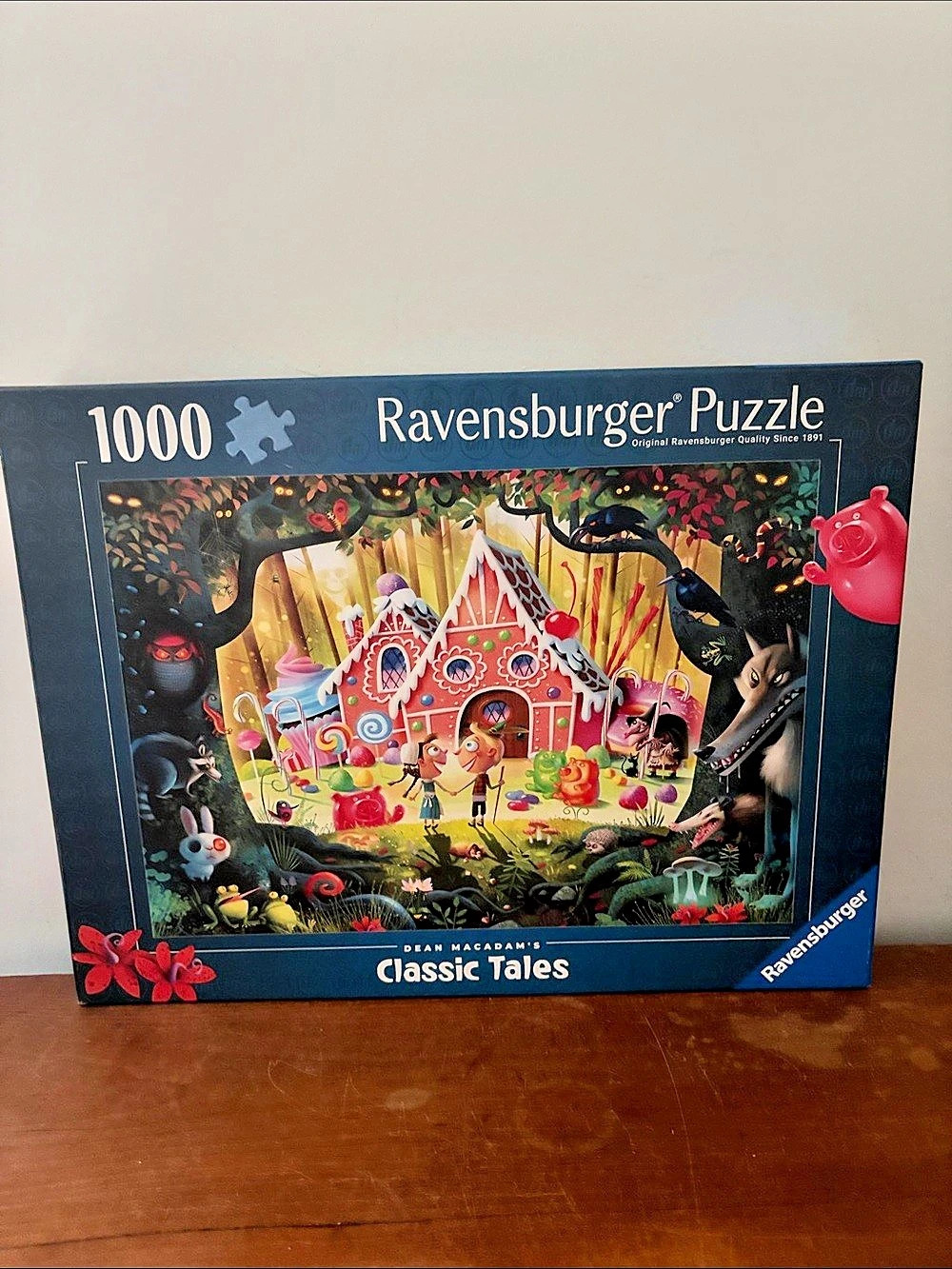 Ravensburger Classic Tales 1000 Piece Puzzle Hansel and Gretzky beware